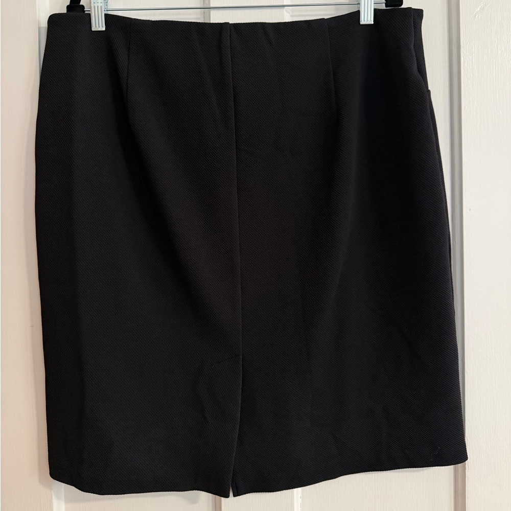 Roz & Ali Classic Black Pencil Skirt 2X - Picture 4 of 10